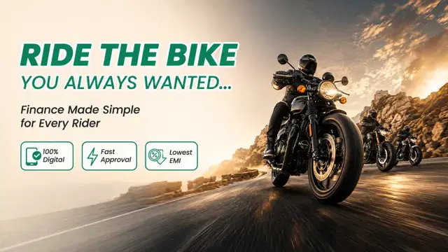 Drivio two wheeler finance banner Drivio two wheeler finance banner