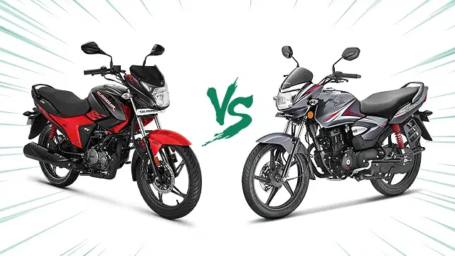 Honda CB Shine vs Hero Glamour